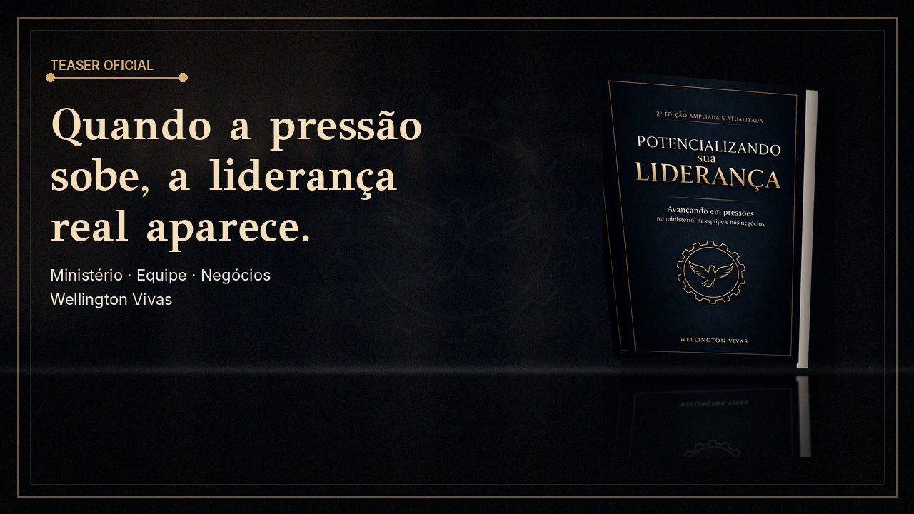 Destaque visual do livro Potencializando Sua Liderança - 2ª edição