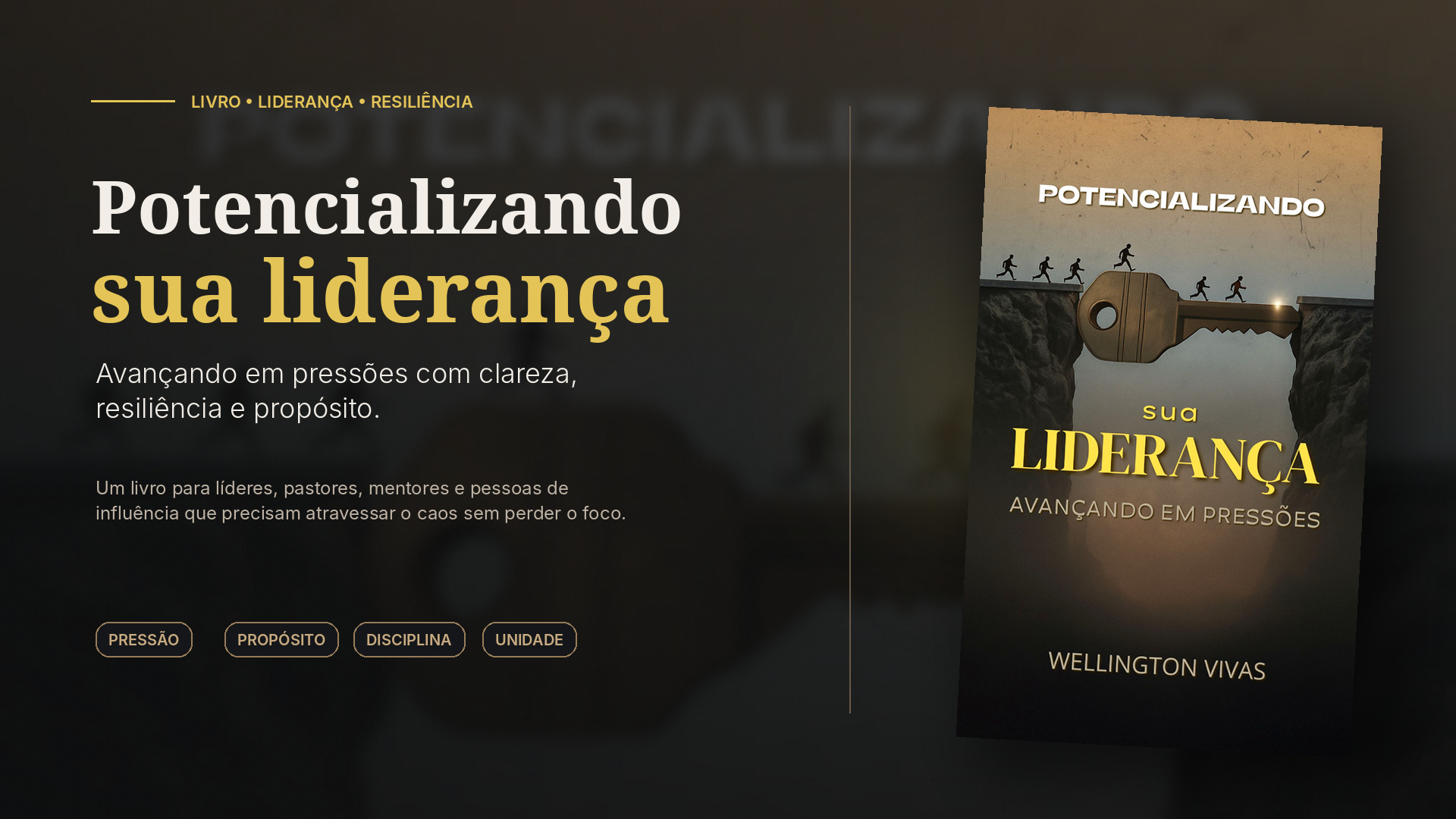 Arte principal do livro Potencializando Sua Liderança