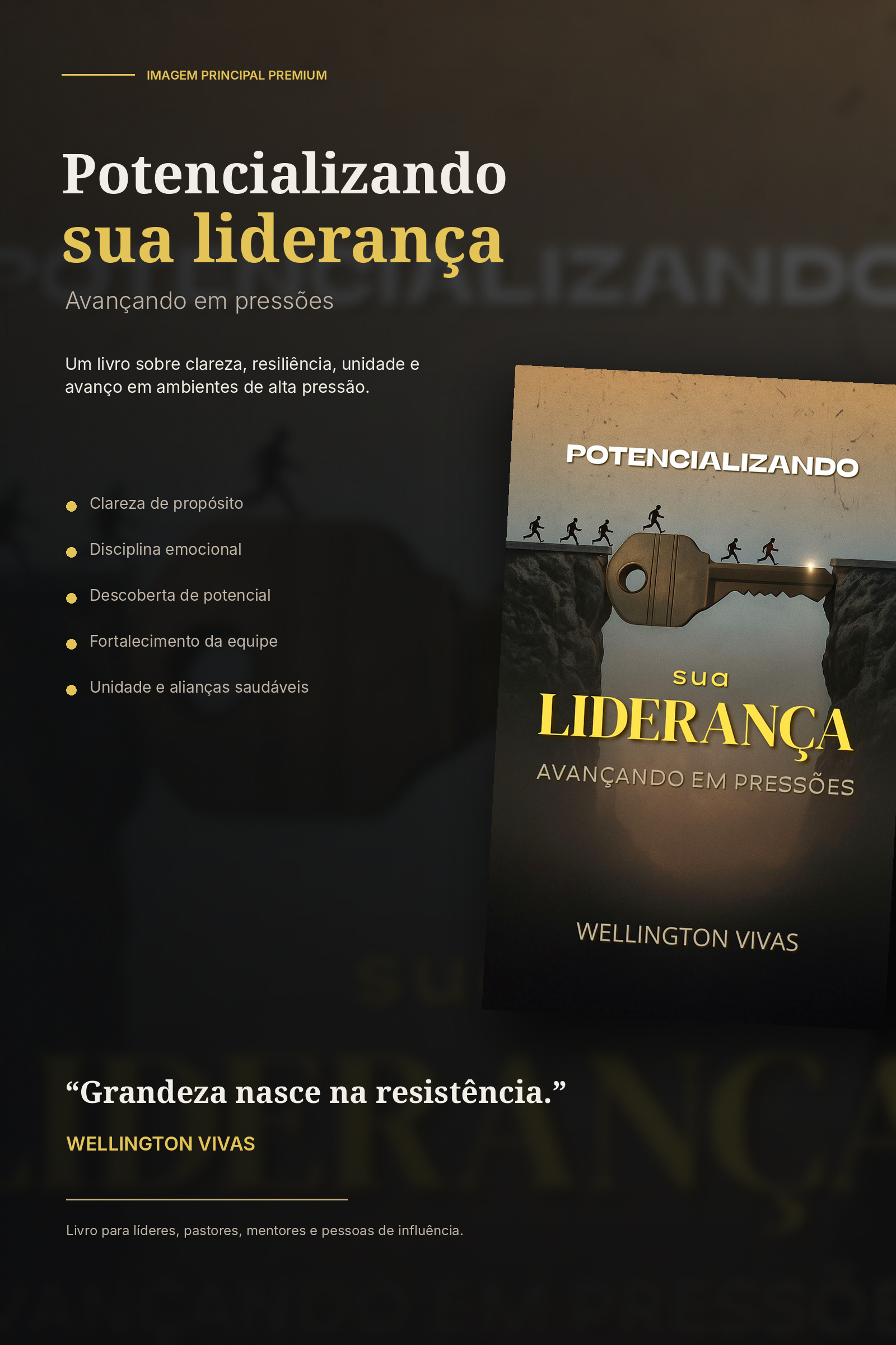 Poster do livro Potencializando Sua Liderança