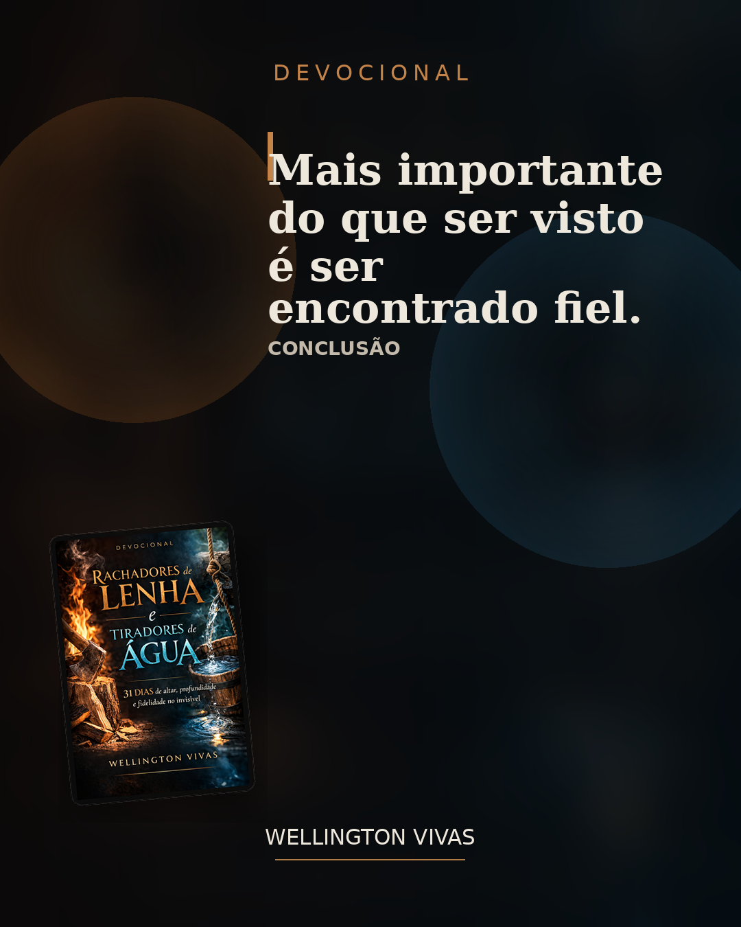 Frase do livro Rachadores de Lenha e Tiradores de Água